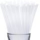 Crystal White Plastic Drinking Straws