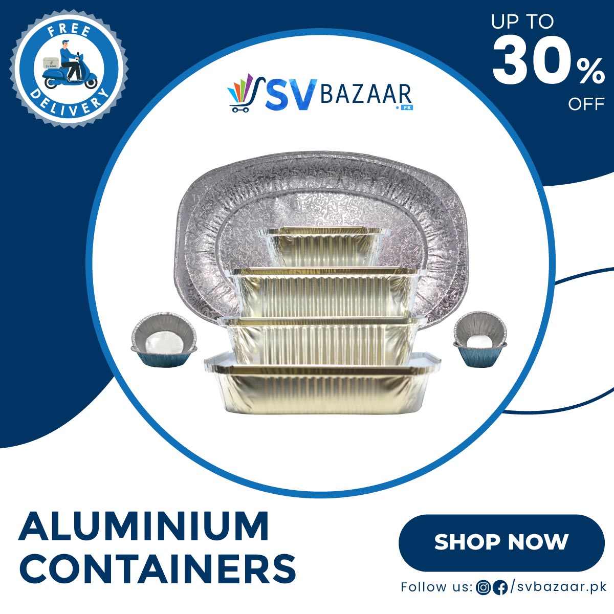 aluminium containers